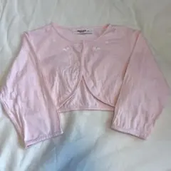 FAMILIAR ピンク カーディガン 80