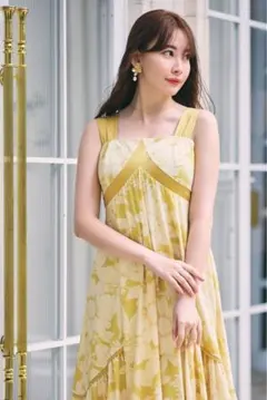 herlipto MallorcaBackRibbonFloral Dress