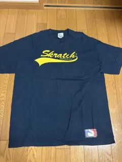 古着 Skratch ネイビー Tシャツ XL
