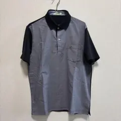 ⭐︎新品⭐︎クロコダイルポロシャツ　ネイビーバイカラーのサムネイル