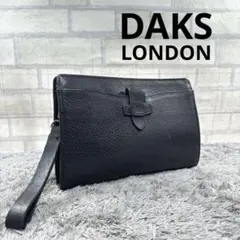 DAKS LONDON ダックス クラッチバッグ シボレザー ハンドストラップ付