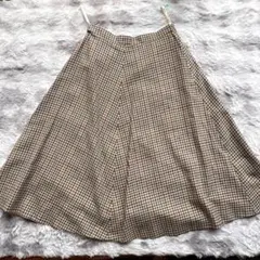 婦人服チェック柄 フレアスカート11号のサムネイル
