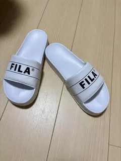 FILA★新品★ロゴドリフターラインズサンダル＊シャワーサンダル★白26のサムネイル