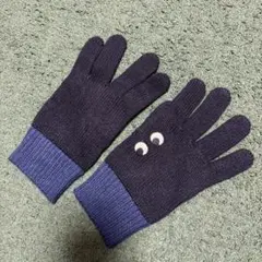 UNIQLO×アニヤ・ハインドマーチ　ネイビー L 手袋