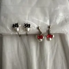 ディズニー　ミニー　イヤリング