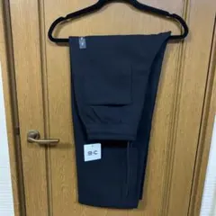 ★新品★UNIQLO C スウェットワイドパンツ S ブラック　標準丈