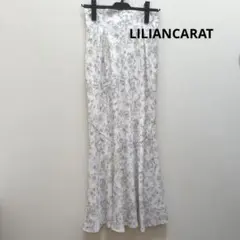 【新品 LILIANCARAT】花柄　フルーツ柄　マーメイドスカート