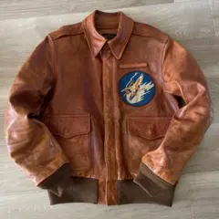 美品　バズリクソンズ　A-2 レザーフライトジャケット サイズ36