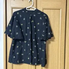 BEAUTY UNITED 花柄 五分袖シャツ