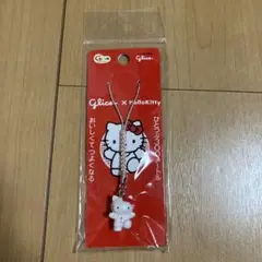 グリコ✖️キティ　ストラップ