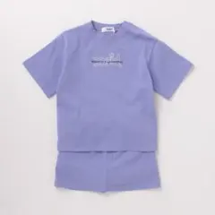 【セットアップ】X-girl エッスクガールセットアップ 110cm 紫のサムネイル