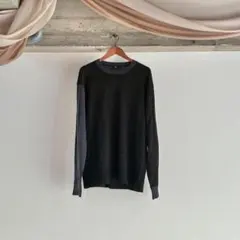 ユニクロ +J カシミヤクルーネックセーター / ブラック / XXL