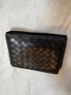 BOTTEGA VENETA ブラック 二つ折り財布