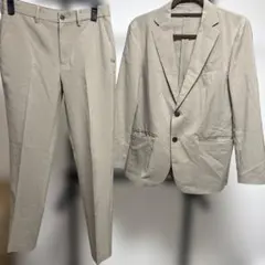 ジーユー gu ウォッシャブル　セットアップ　ベージュ　Sサイズ