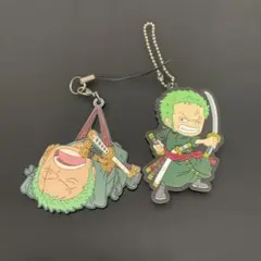 ONE PIECE ゾロ つままれストラップ 居眠り 一番くじ キーチェーン