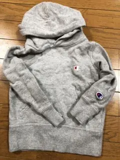 Champion グレー フード付きパーカー