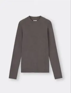 gu リブハイネックセーター