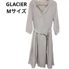GLACIER グラシア　ワンピース フォーマル ベルト付き 切り替え 長袖