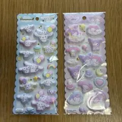 【正規品】マシュマロシール マイメロandクロミ、シナモロール