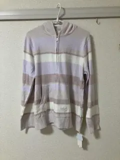 GELATO PIQUE ストライプ フルジップフーディ フリーサイズ