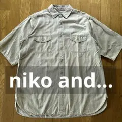 NIKO AND... 半袖シャツ ライトグリーンのサムネイル