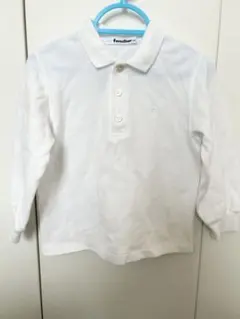 familiar 白 ポロシャツ 長袖