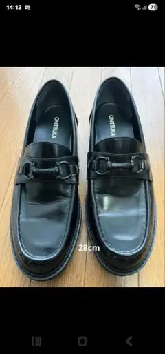 Onitsuka ブラック ローファー バックル付き