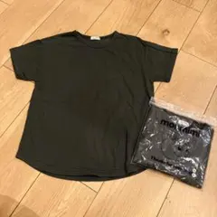 2枚セット monmimiグリーン Tシャツ Lサイズ綿100%のサムネイル