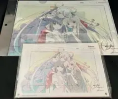 超かぐや姫！ アクリルパネル クリアファイル ラフ原画