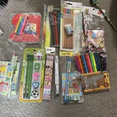 子ども用カラフル文房具セット