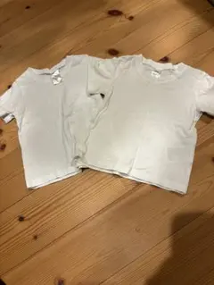 H&M オーガニックコットン Tシャツ 2枚セット