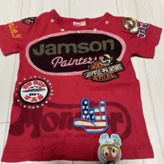 JAM 半袖Tシャツ レッド 110cmのサムネイル