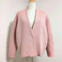 Apuweiser-riche カーディガン 羽織 体型カバー ピンク系 M