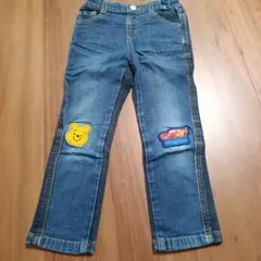 HUSHUSH キッズ デニム風ロングパンツ 100cm