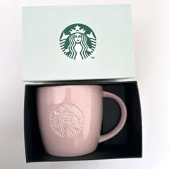 スターバックス ギフトボックス ロゴ入りマグカップ ピンクベージュ バレンタイン