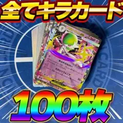 ポケモンカード 100枚 キラ 光り物 まとめ売り 引退品 RR R ④