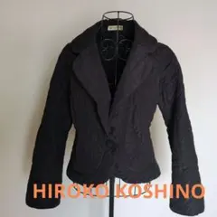 お値下げしました【ヒロココシノ】黒キルティングショートジャケットのサムネイル