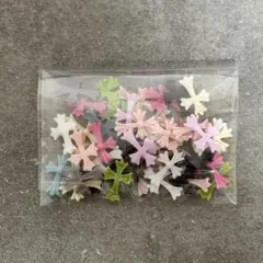 크로스 크롬 50pcs 네일 파츠 소프트 타입