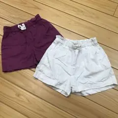 プティマイン☆短パン　ショートパンツ２枚セット