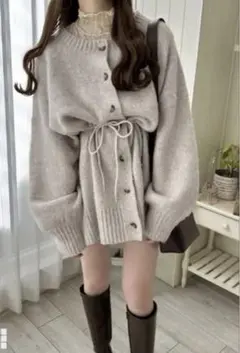 ニット カーディガン GRL (紐なし)