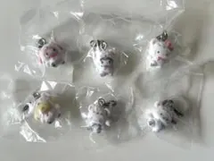 サンリオ　ふわふわスノー　めじるしアクセサリー　コンプリートセット