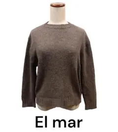 El mar　エルマール　茶色ニットセーター　キャナルジーンのサムネイル