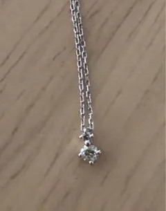 K10WG ダイヤモンドネックレス