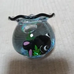 金魚鉢 ミニチュア キーホルダー