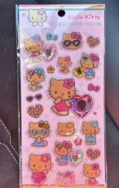 Hello Kitty 日焼け ハローキティ キラキララインストーンシール