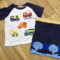 MIKIHOUSE トラックプリント Tシャツ　スパッツ