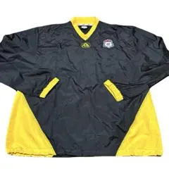 【美品】ザスパ草津 A-LINE 長袖 ピステ ウインドブレーカー ブラック 黒