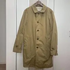 ユナイテッドアローズ　ベージュ色 ボタン式 トレンチコート