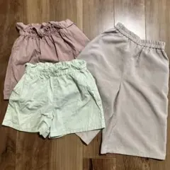 【ユニクロ】女の子120 ボトムスまとめ売り3点