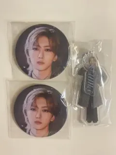 &TEAM アクリルチャーム 缶バッチ FUMA 雪明かり